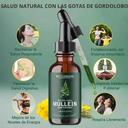 Purificador de pulmones con extracto de Gordolobo + Clorofila