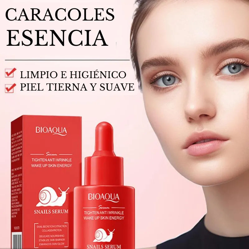 Serum Baba de Caracol Bioaqua® - Rejuvenece tu piel de forma natural