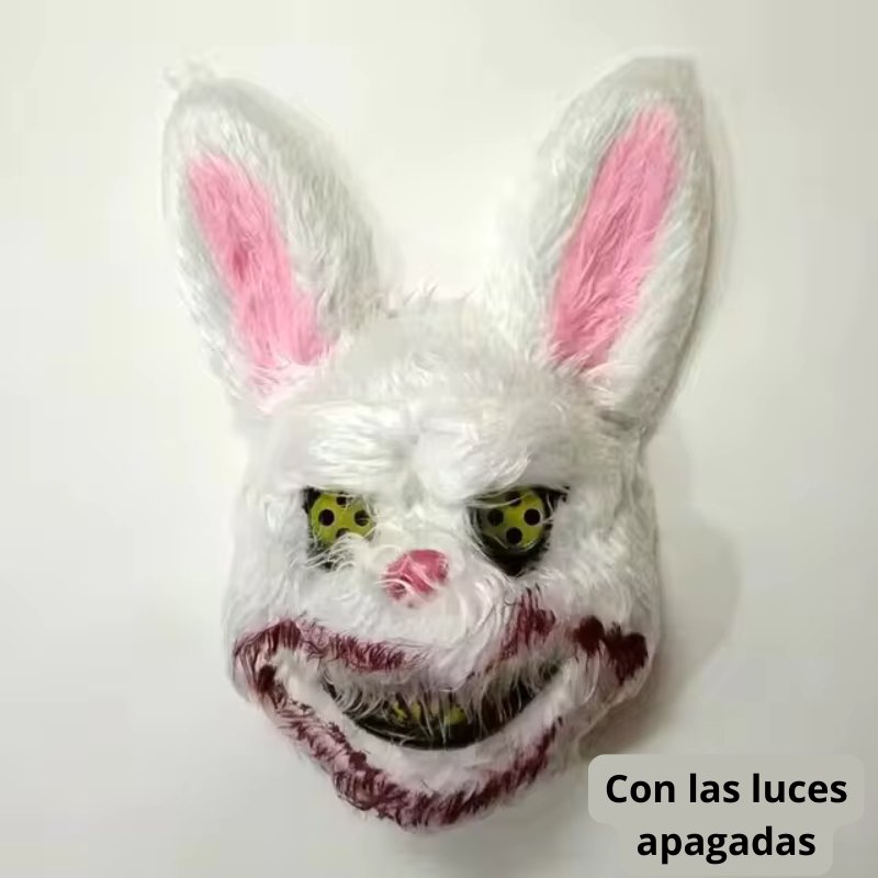 El Conejo Aterrador®: ¡La máscara que atemoriza! (25 x 20 x 35cm)