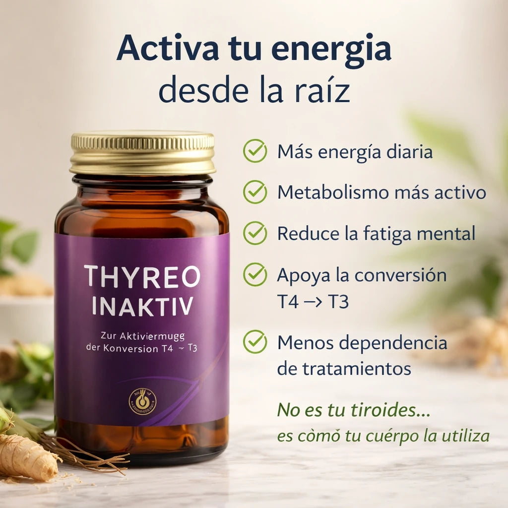 Equilibra tu tiroides y recupera tu energía diaria, rompiendo el ciclo de cansancio y metabolismo lento sin soluciones complicadas