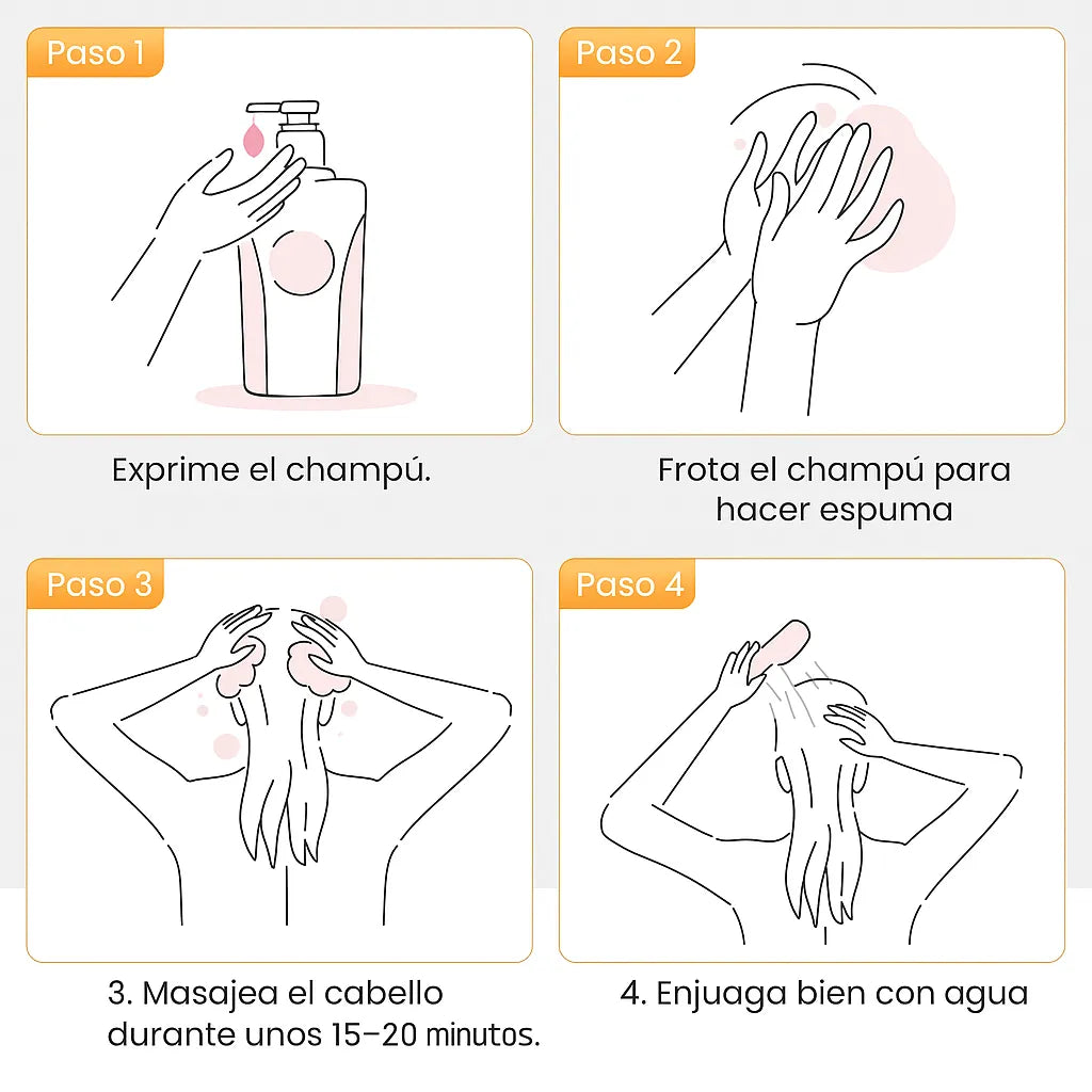 Champú 3 en 1 que cubre canas y nutre tu cabello