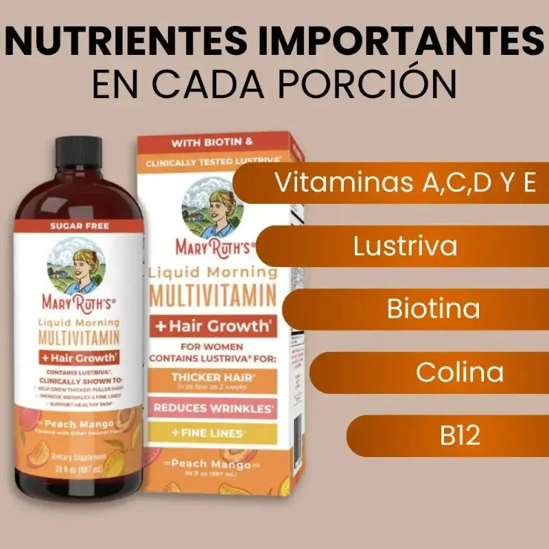 Vitamina Ruth 2 X 1 MULTIVITAMÍNICO MARY RUTH – Compra Con Confianza