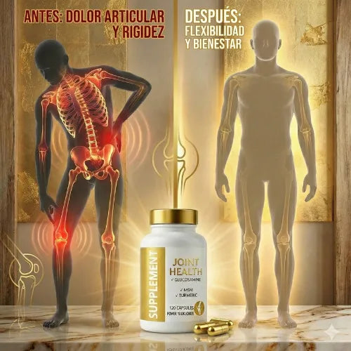 Joint Health - Fortalece tus articulaciones con Glucosamina y Condroitina (120 CAP)