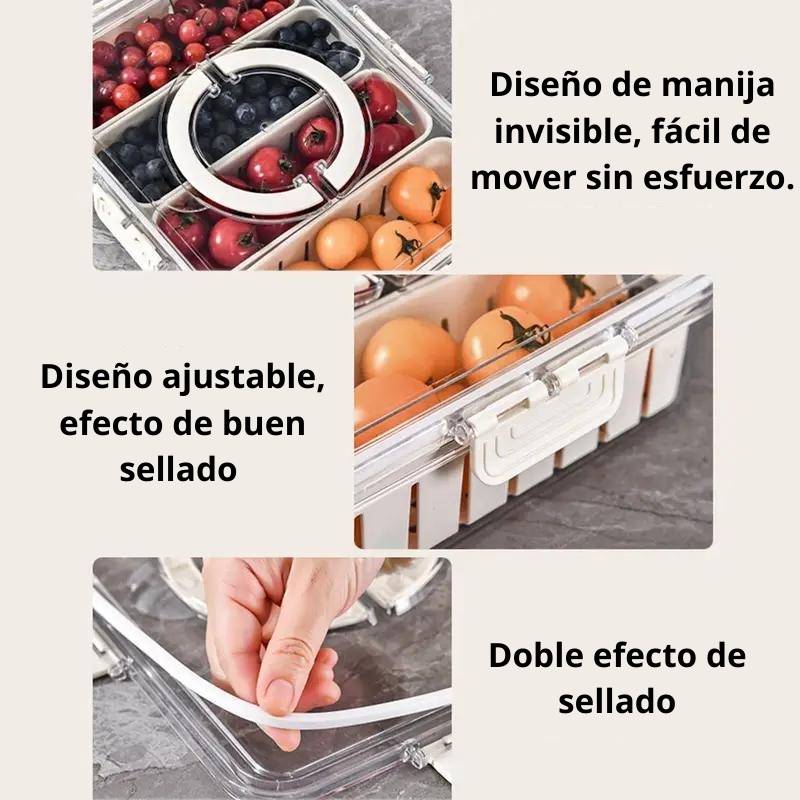 FoodBox® 2 en 1 - Todo en su Lugar (21 x 31 x 7 cm)