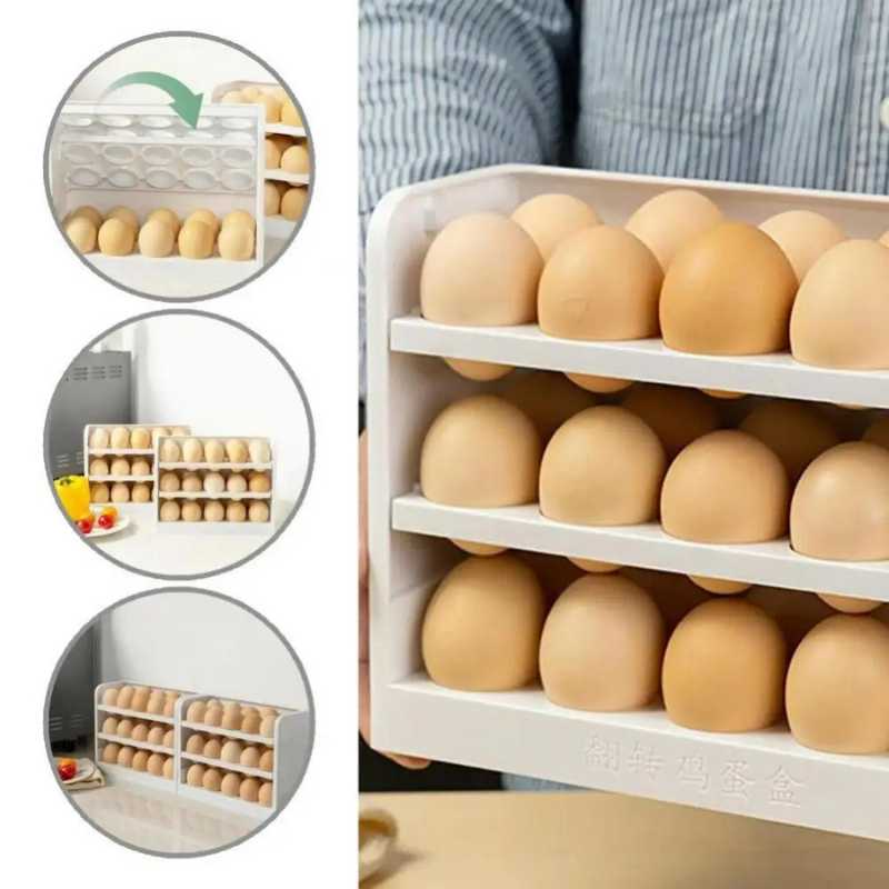 Safe Eggs® - CAJA DE ALMACENAMIENTO PARA 30 HUEVOS