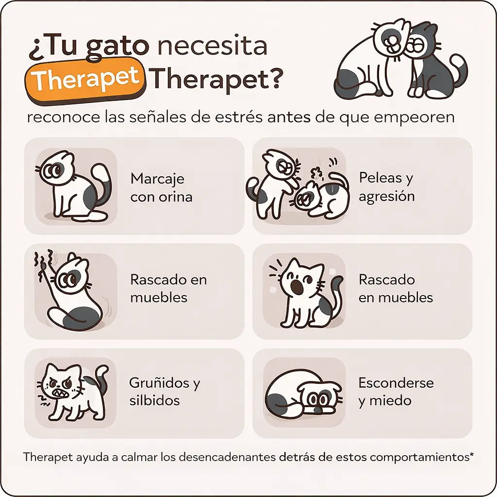 Recupera la paz en tu hogar: Elimina el estrés y la agresividad de tu gato en 7 días (o menos) sin fármacos ni veterinarios costosos