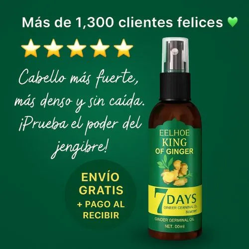 Elimina la caida y aumenta el crecimiento del cabello de forma natural