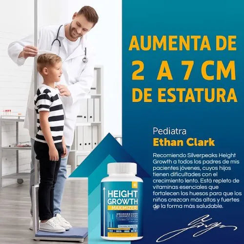 Aumenta tu estatura sin hormonas, sin miedo y sin límites + Plan Completo de Crecimiento Natural (GRATIS)