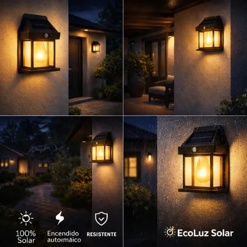 Lampara solar - Ilumina la parte exterior o interior de tu hogar