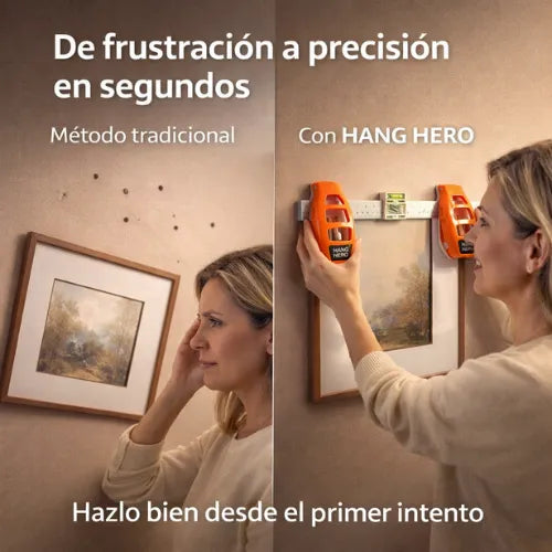 Sistema para colgar cuadros todo en uno