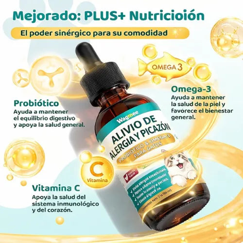 Elimina la picazón, los hongos, mal olor y las molestias de tu Gato