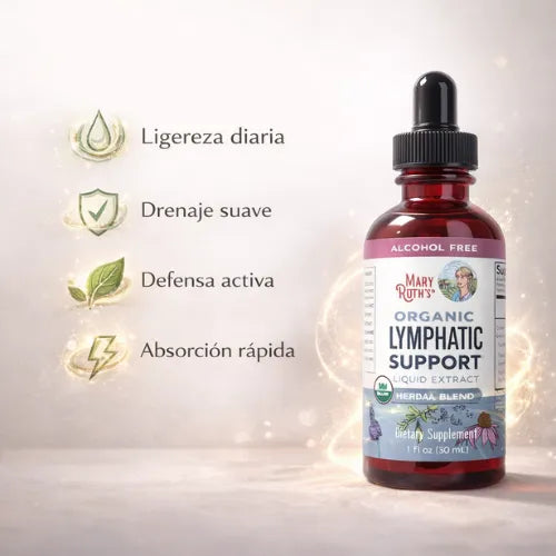 Apoya tu drenaje linfático naturalmente y drena mejor tu cuerpo