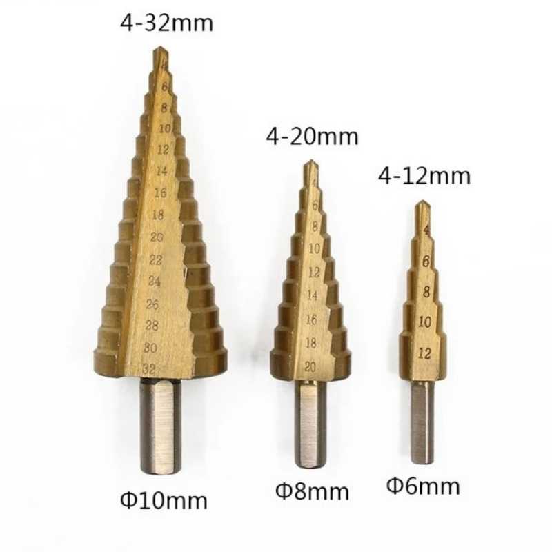 DrillFast Pro® - Broca Escalonada: Rápida, Precisa y Duradera (3 Unidades)