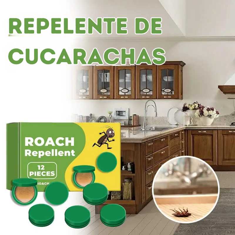 CucarachaStop® – Solución Definitiva contra Plagas(12 UND)