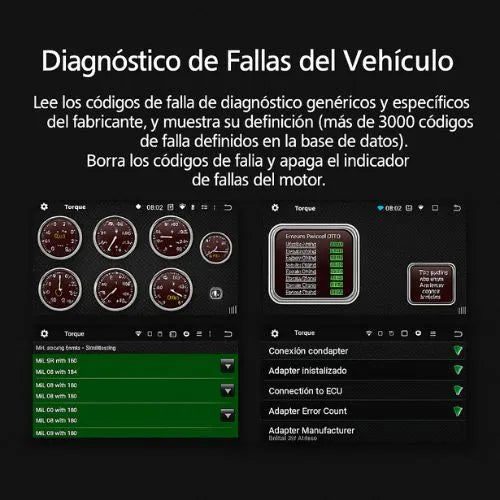 AutoScan Pro® - Escáner OBDII inalámbrico para tu auto