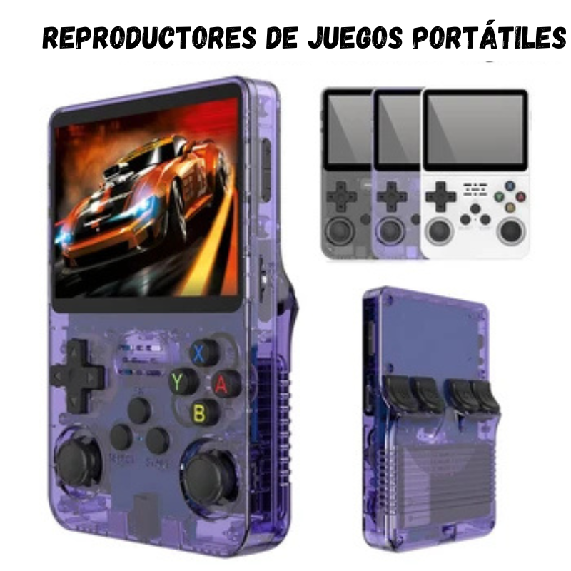 RetroGamer R36S® - Mini consola de juegos clasicos