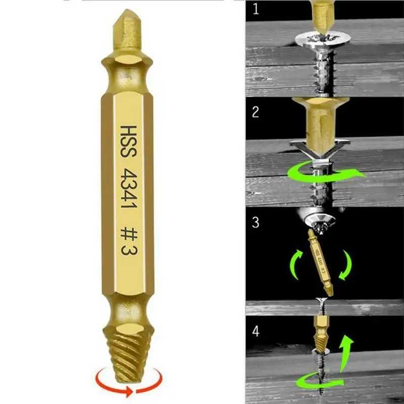 ExtractorPlus®: Solución Inmediata a Tornillos Dañados (5 Pcs)