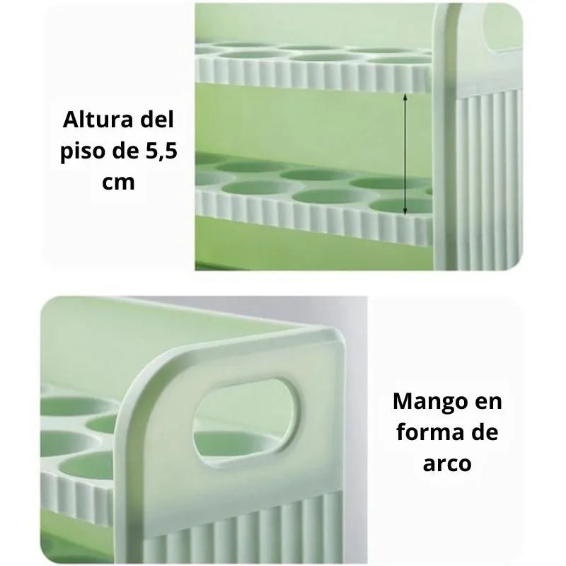 Safe Eggs® - CAJA DE ALMACENAMIENTO PARA 30 HUEVOS