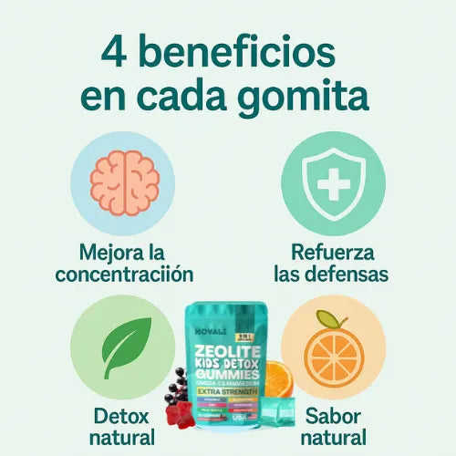 Gomitas que fortalecen naturalmente las defensas de tus niños.