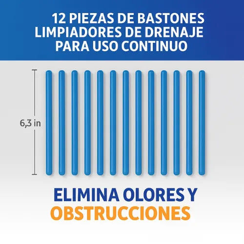 Destapa Grasa, Jabón y Olores En Tuberias (24 Unidades)