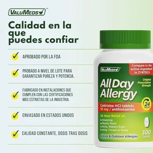 Elimina Alergias las 24 horas