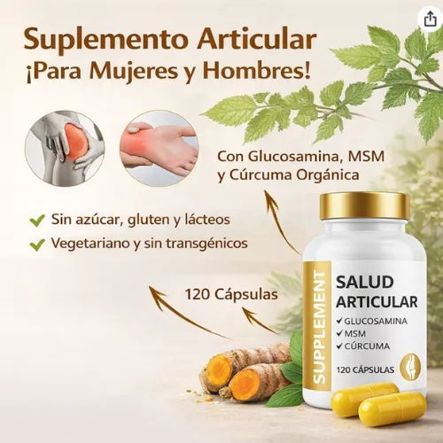 Joint Health - Fortalece tus articulaciones con Glucosamina y Condroitina (120 CAP)