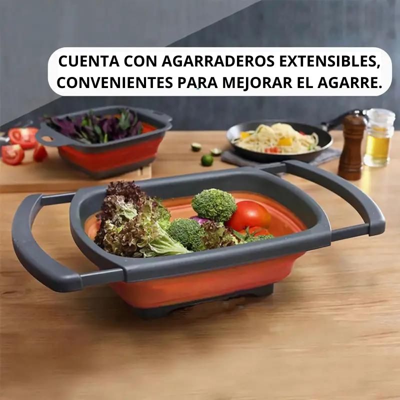 FlexiDrain Colander®: Comodidad y eficiencia en tu fregadero (60.9 x 26 x 12.5 cm)