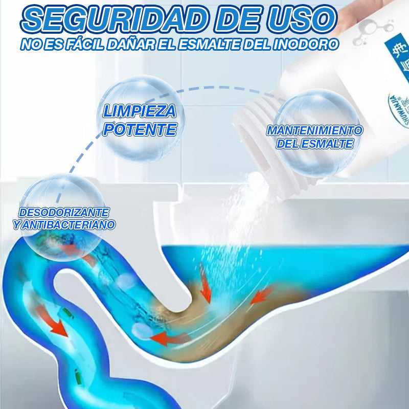 Toilet - Detergente Oxidante Activo del Baño (200 g)