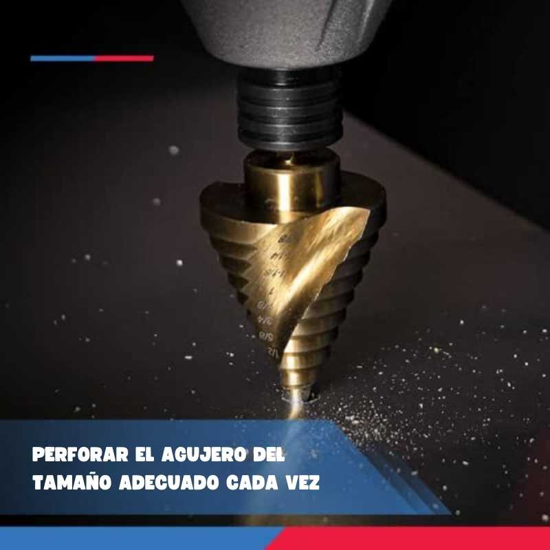 DrillFast Pro® - Broca Escalonada: Rápida, Precisa y Duradera (3 Unidades)