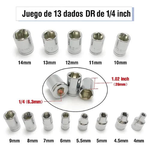 Kit De Herramientas Profesionales  (46 Piezas)
