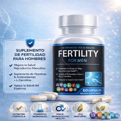 Suplemento potenciador masculino con hierro.