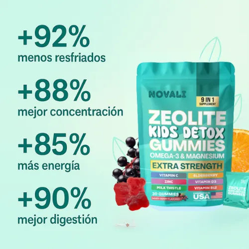 Gomitas que fortalecen naturalmente las defensas de tus niños.