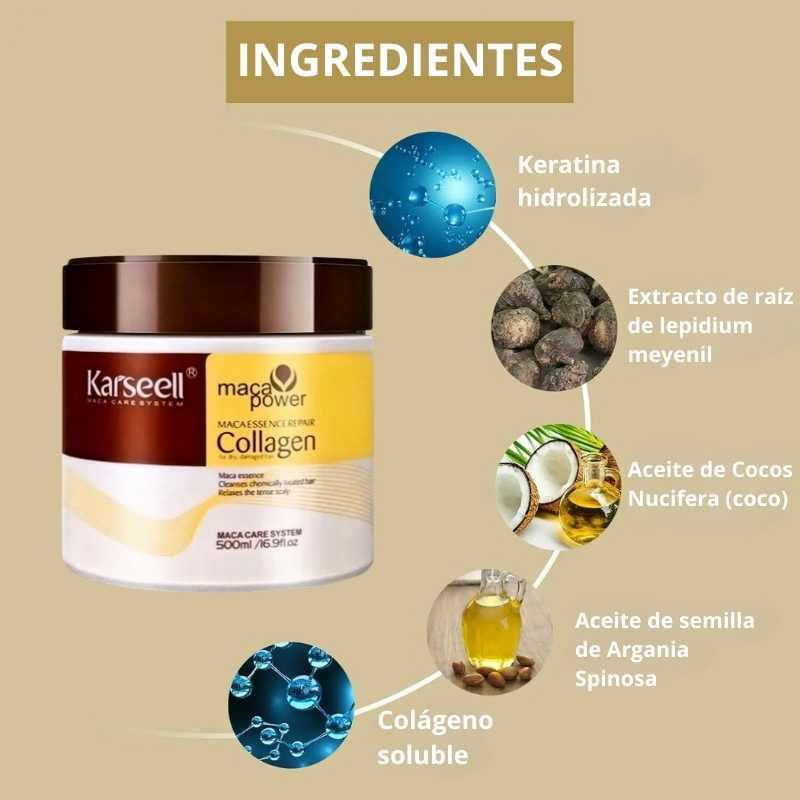 KARSEELL BOTOX CAPILAR ORIGINAL - Hidratación y Brillo al Instante (50 –  Compra Con Confianza