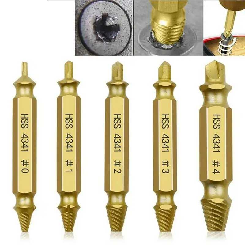 ExtractorPlus®: Solución Inmediata a Tornillos Dañados (5 Pcs)