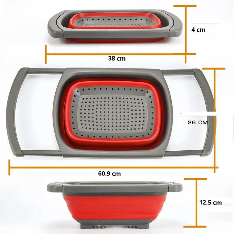 FlexiDrain Colander®: Comodidad y eficiencia en tu fregadero (60.9 x 26 x 12.5 cm)