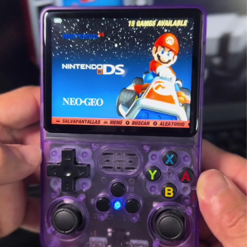 RetroGamer R36S® - Mini consola de juegos clasicos