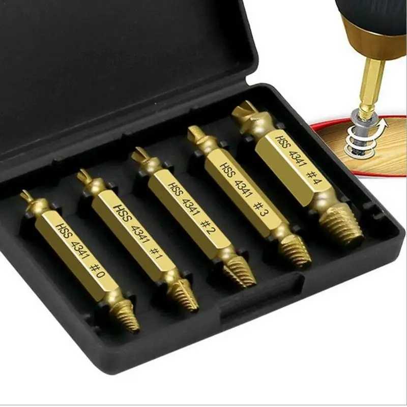 ExtractorPlus®: Solución Inmediata a Tornillos Dañados (5 Pcs)