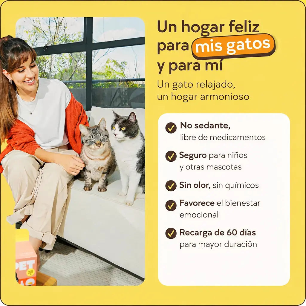 Recupera la paz en tu hogar: Elimina el estrés y la agresividad de tu gato en 7 días (o menos) sin fármacos ni veterinarios costosos