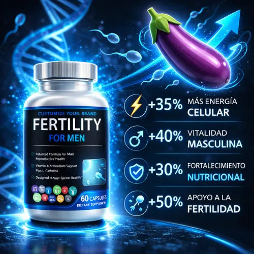 Suplemento potenciador masculino con hierro.
