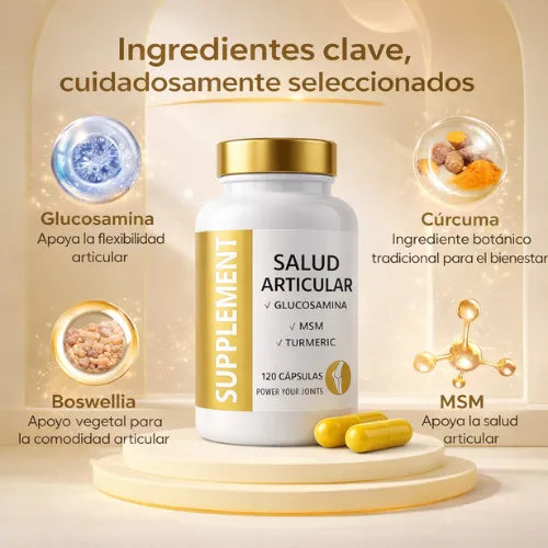 Joint Health - Fortalece tus articulaciones con Glucosamina y Condroitina (120 CAP)