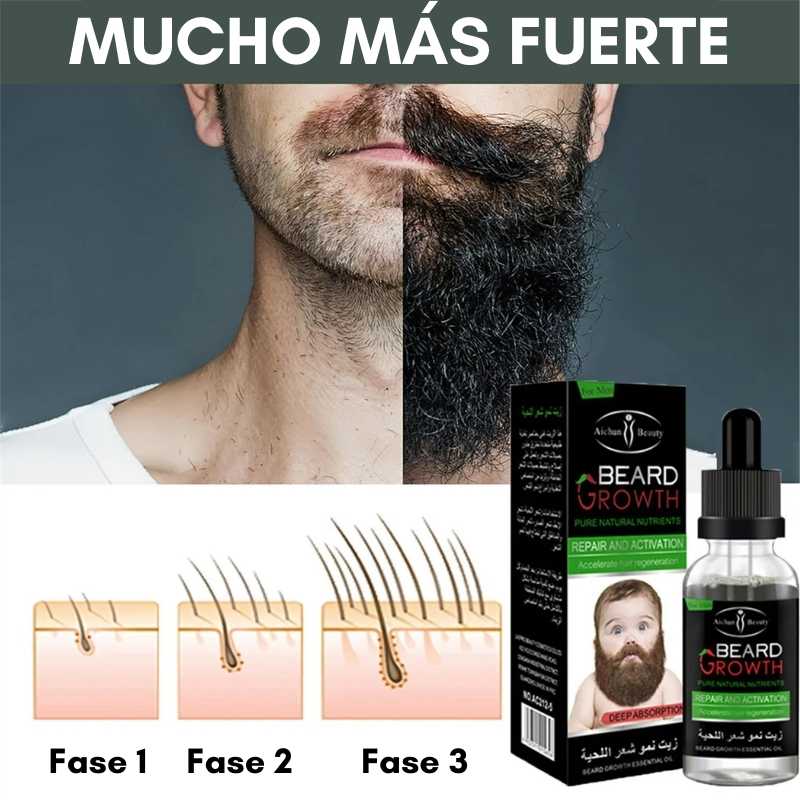 BarbaMax® - Aceite para Crecimiento de la barba (30ml)