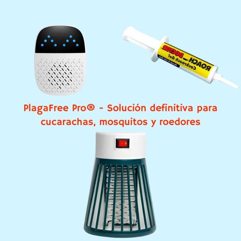 PlagaFree Pro® - Lampara UV + Repelente Ultrasonico + Exterminador de cucarachas