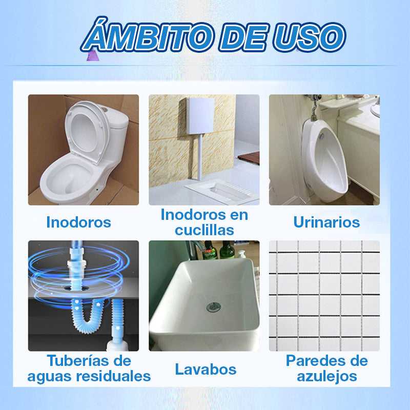 Toilet - Detergente Oxidante Activo del Baño (200 g)