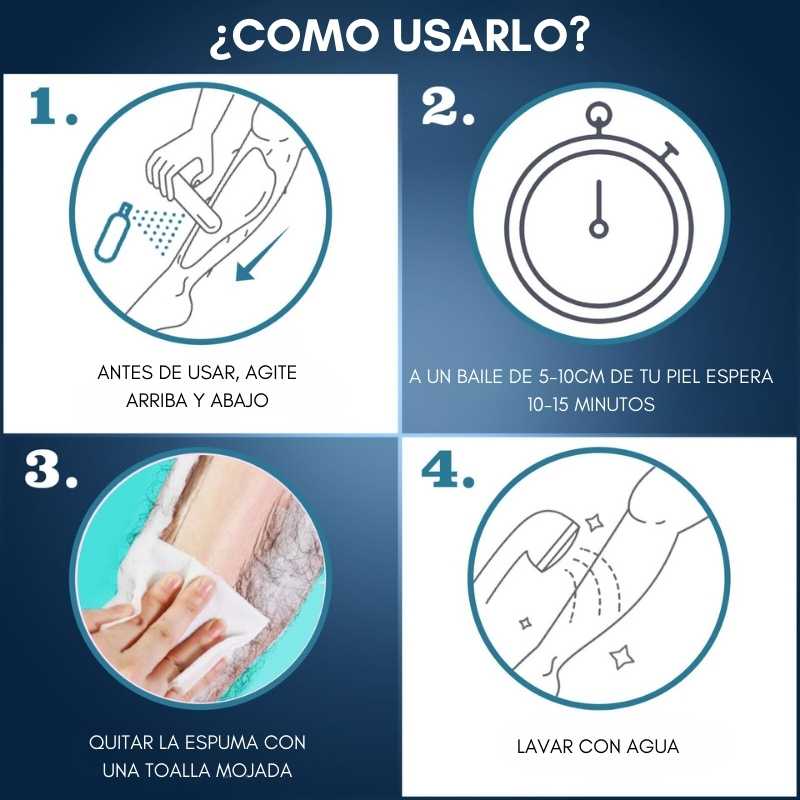 COSMTEK® - Depilación Fácil y Sin Dolor (150ml)