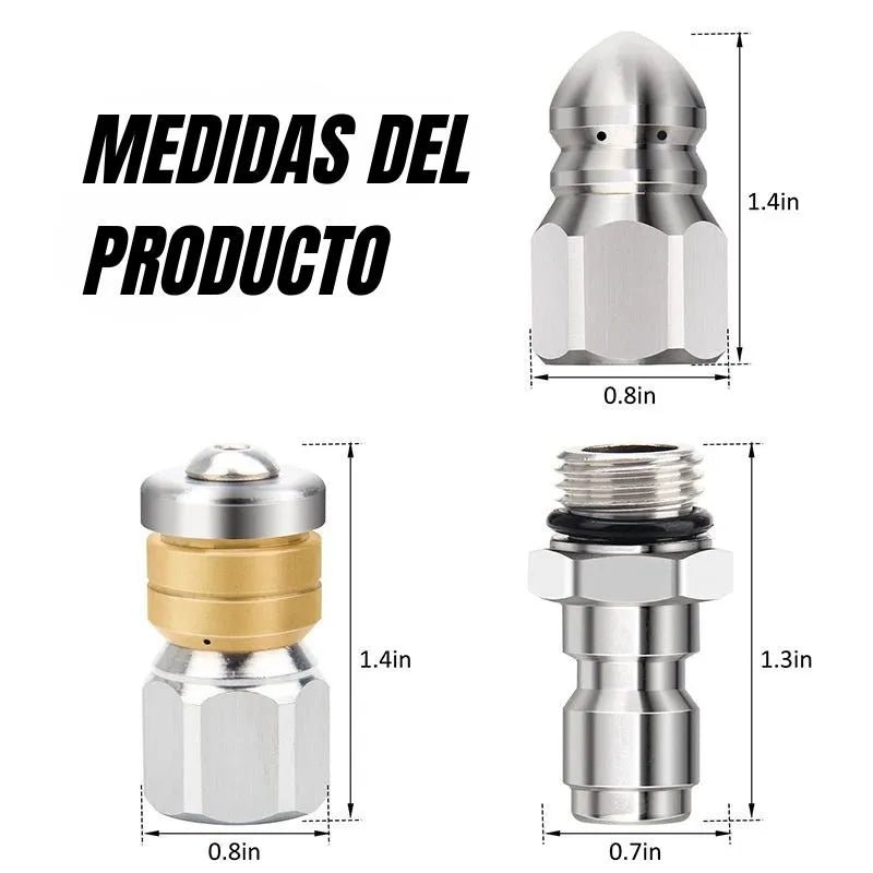 Boquilla Rotativa Profesional Para Desagüe