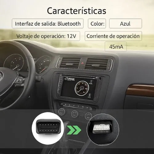 AutoScan Pro® - Escáner OBDII inalámbrico para tu auto