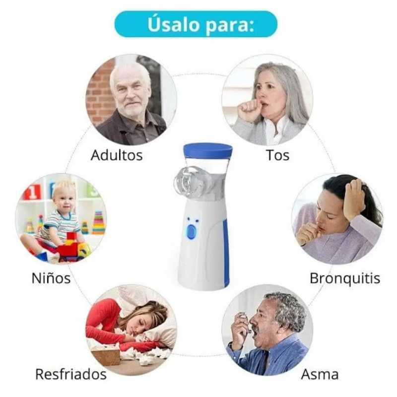 AirCare Pro®️ - Nebulizador Portátil que te Cuida