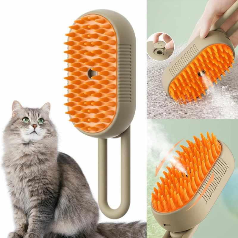 SteamPet Brush 3 en 1® - ¡Adiós a los pelos!