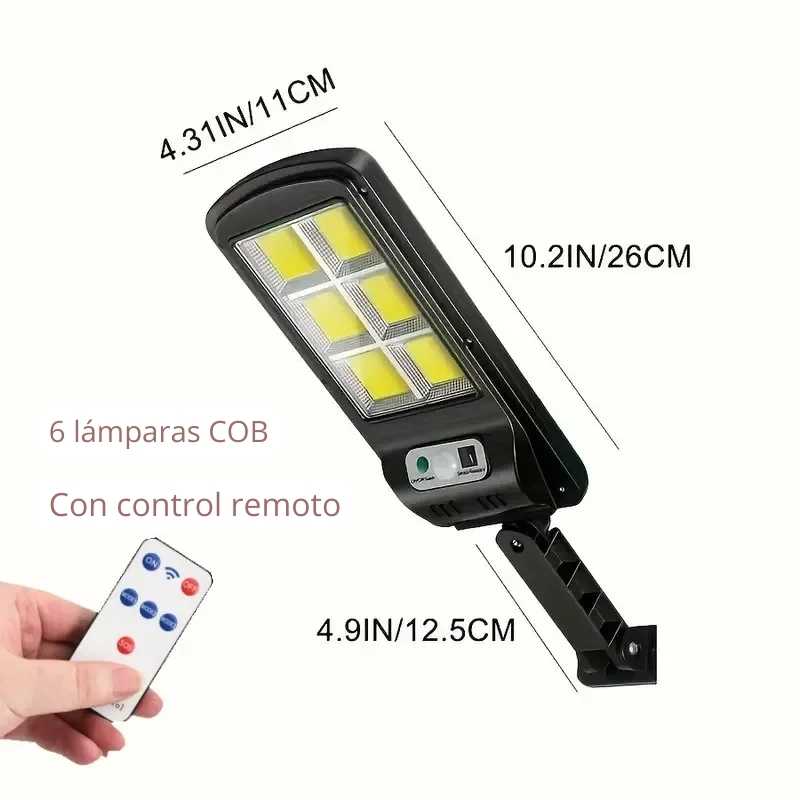 SunPower LED® - Iluminación solar inteligente y eficiente (Con control remoto)