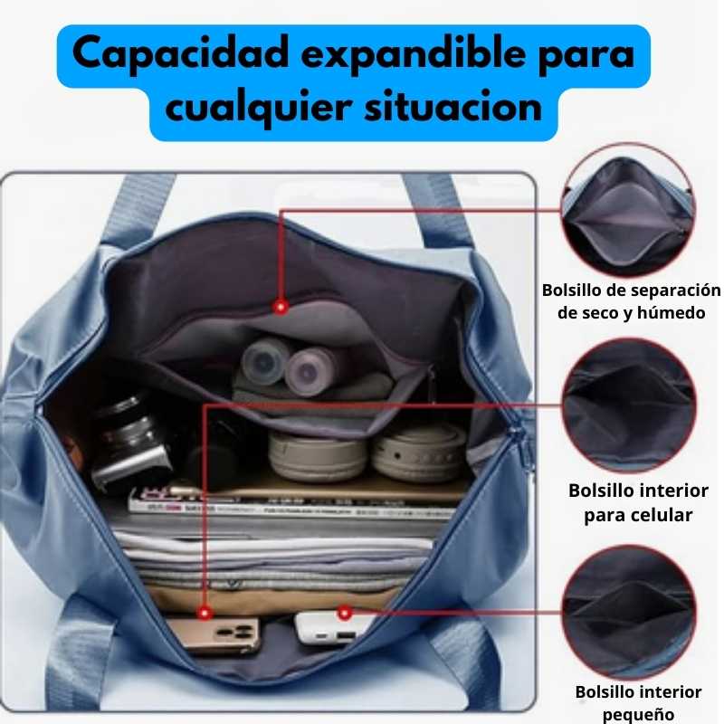 TravelFlex: Bolso de Viaje Plegable